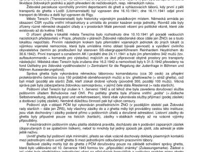 PERZEKUCE ŽIDOVSKÉHO NÁRODA V PROTEKTORÁTU ČECHY A MORAVA A GHETO TEREZÍN V POŠTOVNÍCH DOKUMENTECH (česká verze)