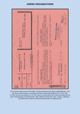 VERFOLGUNG DES JÜDISCHES VOLKERS IN DAS PROTEKTORAT BÖHMEN UND MÄHRED UND DIE THERESIENTADT GHETTO IN POSTDOKUMENTEN (Englisch Version) – Blatt 37