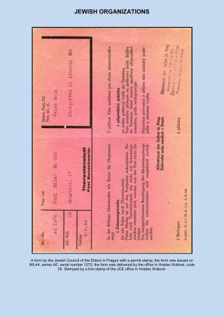 VERFOLGUNG DES JÜDISCHES VOLKERS IN DAS PROTEKTORAT BÖHMEN UND MÄHRED UND DIE THERESIENTADT GHETTO IN POSTDOKUMENTEN (Englisch Version) – Blatt 38