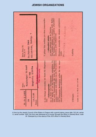 VERFOLGUNG DES JÜDISCHES VOLKERS IN DAS PROTEKTORAT BÖHMEN UND MÄHRED UND DIE THERESIENTADT GHETTO IN POSTDOKUMENTEN (Englisch Version) – Blatt 41