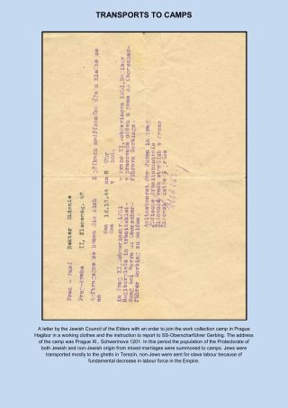 VERFOLGUNG DES JÜDISCHES VOLKERS IN DAS PROTEKTORAT BÖHMEN UND MÄHRED UND DIE THERESIENTADT GHETTO IN POSTDOKUMENTEN (Englisch Version) – Blatt 45