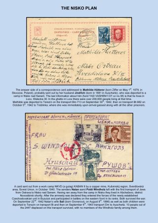 PERZEKUCE ŽIDOVSKÉHO NÁRODA V PROTEKTORÁTU ČECHY A MORAVA A GHETO TEREZÍN V POŠTOVNÍCH DOKUMENTECH (anglická verze) – list 59