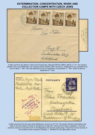 PERZEKUCE ŽIDOVSKÉHO NÁRODA V PROTEKTORÁTU ČECHY A MORAVA A GHETO TEREZÍN V POŠTOVNÍCH DOKUMENTECH (anglická verze) – list 66