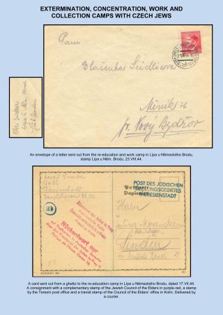 PERZEKUCE ŽIDOVSKÉHO NÁRODA V PROTEKTORÁTU ČECHY A MORAVA A GHETO TEREZÍN V POŠTOVNÍCH DOKUMENTECH (anglická verze) – list 70