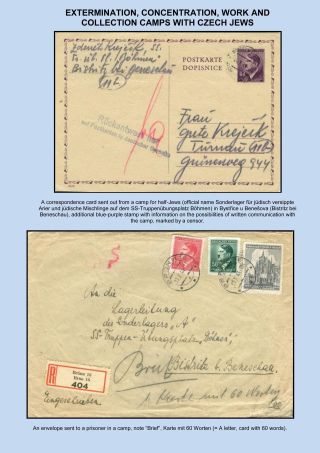 PERZEKUCE ŽIDOVSKÉHO NÁRODA V PROTEKTORÁTU ČECHY A MORAVA A GHETO TEREZÍN V POŠTOVNÍCH DOKUMENTECH (anglická verze) – list 71