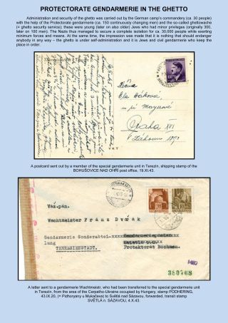 PERZEKUCE ŽIDOVSKÉHO NÁRODA V PROTEKTORÁTU ČECHY A MORAVA A GHETO TEREZÍN V POŠTOVNÍCH DOKUMENTECH (anglická verze) – list 82