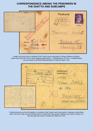 PERZEKUCE ŽIDOVSKÉHO NÁRODA V PROTEKTORÁTU ČECHY A MORAVA A GHETO TEREZÍN V POŠTOVNÍCH DOKUMENTECH (anglická verze) – list 91