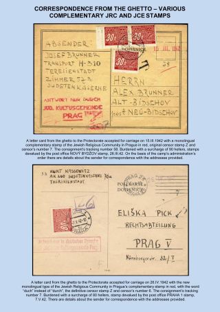 PERZEKUCE ŽIDOVSKÉHO NÁRODA V PROTEKTORÁTU ČECHY A MORAVA A GHETO TEREZÍN V POŠTOVNÍCH DOKUMENTECH (anglická verze) – list 93