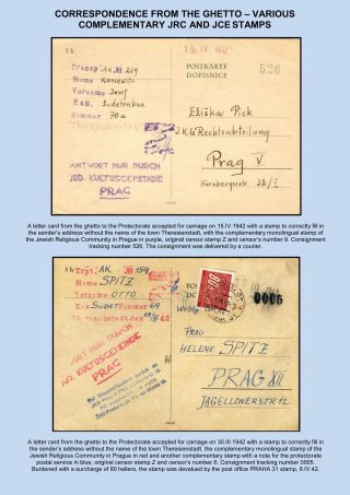 PERZEKUCE ŽIDOVSKÉHO NÁRODA V PROTEKTORÁTU ČECHY A MORAVA A GHETO TEREZÍN V POŠTOVNÍCH DOKUMENTECH (anglická verze) – list 94