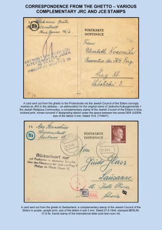 VERFOLGUNG DES JÜDISCHES VOLKERS IN DAS PROTEKTORAT BÖHMEN UND MÄHRED UND DIE THERESIENTADT GHETTO IN POSTDOKUMENTEN (Englisch Version) – Blatt 97
