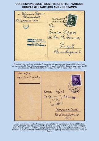 VERFOLGUNG DES JÜDISCHES VOLKERS IN DAS PROTEKTORAT BÖHMEN UND MÄHRED UND DIE THERESIENTADT GHETTO IN POSTDOKUMENTEN (Englisch Version) – Blatt 98