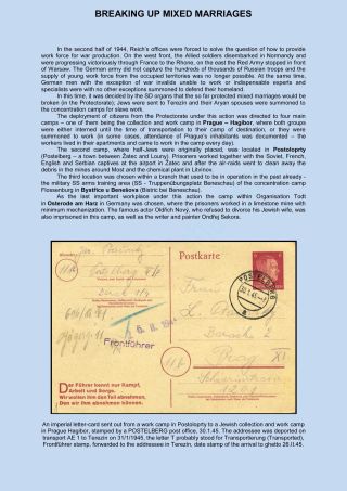 VERFOLGUNG DES JÜDISCHES VOLKERS IN DAS PROTEKTORAT BÖHMEN UND MÄHRED UND DIE THERESIENTADT GHETTO IN POSTDOKUMENTEN (Englisch Version) – Blatt 100
