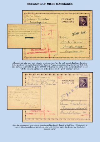 VERFOLGUNG DES JÜDISCHES VOLKERS IN DAS PROTEKTORAT BÖHMEN UND MÄHRED UND DIE THERESIENTADT GHETTO IN POSTDOKUMENTEN (Englisch Version) – Blatt 103
