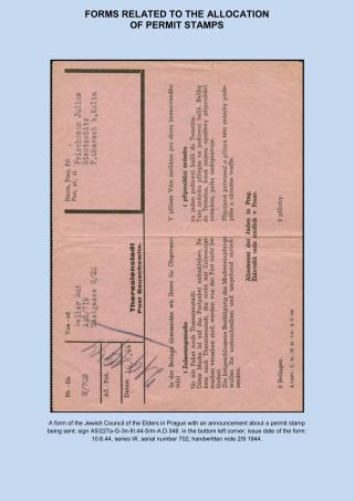 PERZEKUCE ŽIDOVSKÉHO NÁRODA V PROTEKTORÁTU ČECHY A MORAVA A GHETO TEREZÍN V POŠTOVNÍCH DOKUMENTECH (anglická verze) – list 122