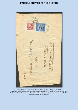 VERFOLGUNG DES JÜDISCHES VOLKERS IN DAS PROTEKTORAT BÖHMEN UND MÄHRED UND DIE THERESIENTADT GHETTO IN POSTDOKUMENTEN (Englisch Version) – Blatt 141