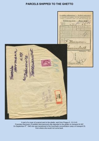VERFOLGUNG DES JÜDISCHES VOLKERS IN DAS PROTEKTORAT BÖHMEN UND MÄHRED UND DIE THERESIENTADT GHETTO IN POSTDOKUMENTEN (Englisch Version) – Blatt 143