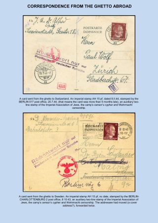 VERFOLGUNG DES JÜDISCHES VOLKERS IN DAS PROTEKTORAT BÖHMEN UND MÄHRED UND DIE THERESIENTADT GHETTO IN POSTDOKUMENTEN (Englisch Version) – Blatt 172