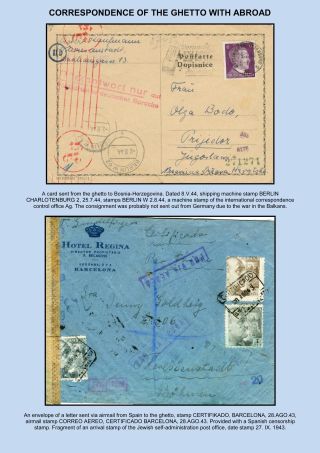 PERZEKUCE ŽIDOVSKÉHO NÁRODA V PROTEKTORÁTU ČECHY A MORAVA A GHETO TEREZÍN V POŠTOVNÍCH DOKUMENTECH (anglická verze) – list 183
