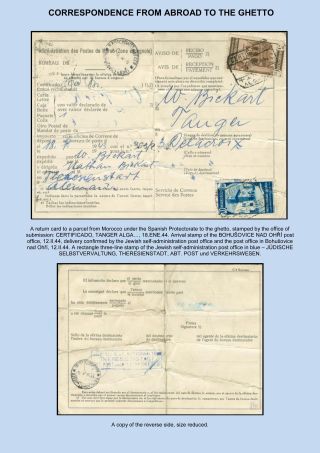 PERZEKUCE ŽIDOVSKÉHO NÁRODA V PROTEKTORÁTU ČECHY A MORAVA A GHETO TEREZÍN V POŠTOVNÍCH DOKUMENTECH (anglická verze) – list 185