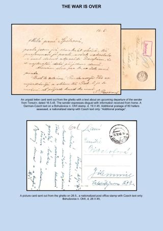 PERZEKUCE ŽIDOVSKÉHO NÁRODA V PROTEKTORÁTU ČECHY A MORAVA A GHETO TEREZÍN V POŠTOVNÍCH DOKUMENTECH (anglická verze) – list 189