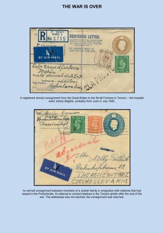 PERZEKUCE ŽIDOVSKÉHO NÁRODA V PROTEKTORÁTU ČECHY A MORAVA A GHETO TEREZÍN V POŠTOVNÍCH DOKUMENTECH (anglická verze) – list 192