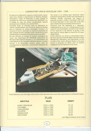 KOSMICKÁ LABORATOŘ SPACELAB 1983-1998 – list 1