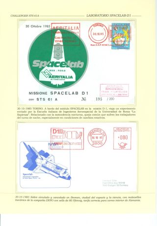 KOSMICKÁ LABORATOŘ SPACELAB 1983-1998 – list 38