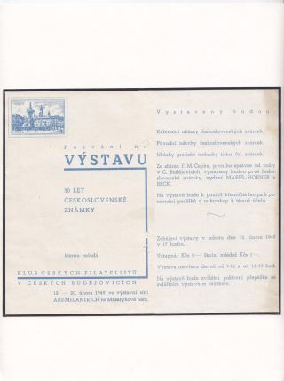 JIHOČESKÉ FILATELISTICKÉ VÝSTAVY – list 12