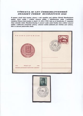 JIHOČESKÉ FILATELISTICKÉ VÝSTAVY – list 13