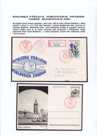 JIHOČESKÉ FILATELISTICKÉ VÝSTAVY – list 21