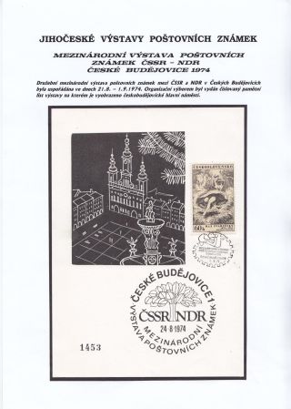 JIHOČESKÉ FILATELISTICKÉ VÝSTAVY – list 44