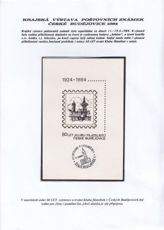 JIHOČESKÉ FILATELISTICKÉ VÝSTAVY – list 69