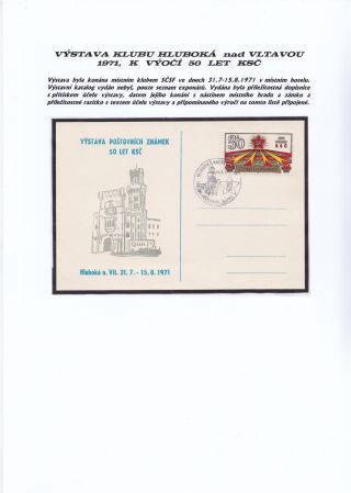 PHILATELIC EXHIBITIONS IN SOUTHERN BOHEMIA – sheet 82