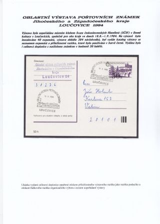 PHILATELIC EXHIBITIONS IN SOUTHERN BOHEMIA – sheet 89