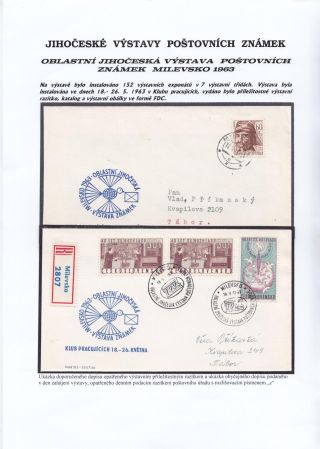PHILATELIC EXHIBITIONS IN SOUTHERN BOHEMIA – sheet 91