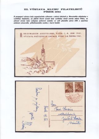 JIHOČESKÉ FILATELISTICKÉ VÝSTAVY – list 101