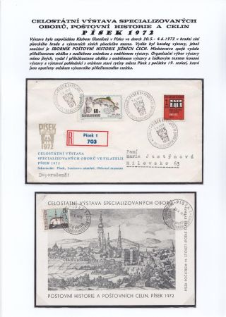JIHOČESKÉ FILATELISTICKÉ VÝSTAVY – list 116