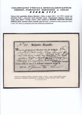 JIHOČESKÉ FILATELISTICKÉ VÝSTAVY – list 118