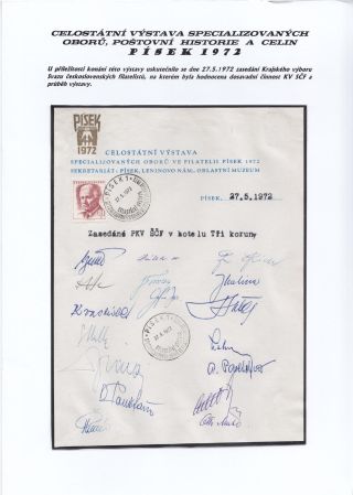 JIHOČESKÉ FILATELISTICKÉ VÝSTAVY – list 119