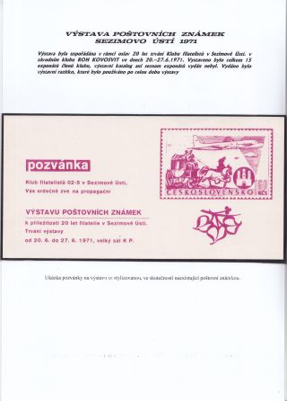 JIHOČESKÉ FILATELISTICKÉ VÝSTAVY – list 137
