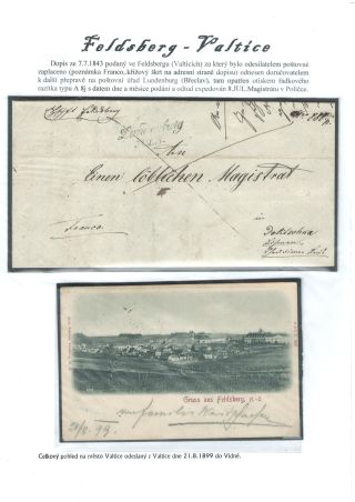 POŠTOVNÍ HISTORIE VALTICKA – list 5