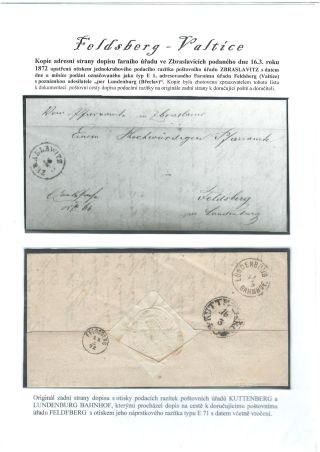 POŠTOVNÍ HISTORIE VALTICKA – list 13