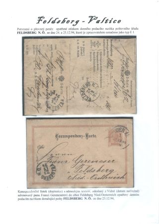 POŠTOVNÍ HISTORIE VALTICKA – list 20