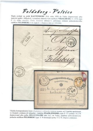 POŠTOVNÍ HISTORIE VALTICKA – list 21