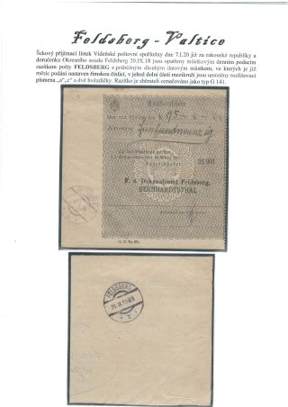 POŠTOVNÍ HISTORIE VALTICKA – list 22