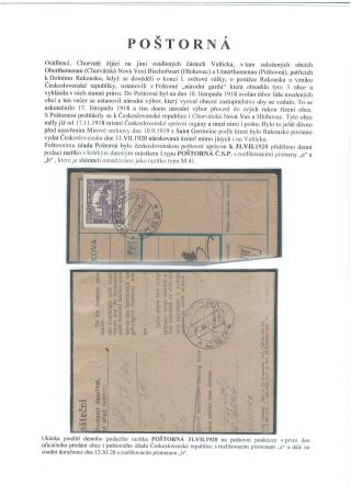 POŠTOVNÍ HISTORIE VALTICKA – list 28