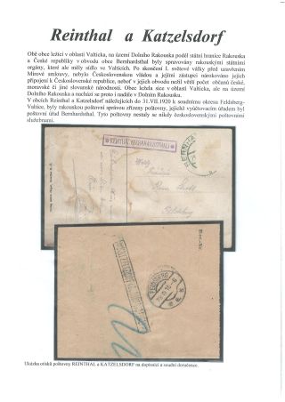 POŠTOVNÍ HISTORIE VALTICKA – list 29