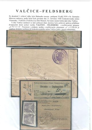 POŠTOVNÍ HISTORIE VALTICKA – list 33