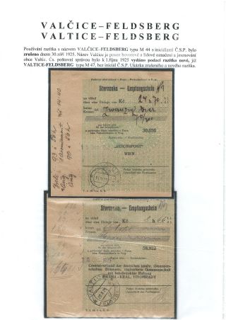 POŠTOVNÍ HISTORIE VALTICKA – list 36
