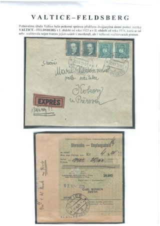 POŠTOVNÍ HISTORIE VALTICKA – list 37